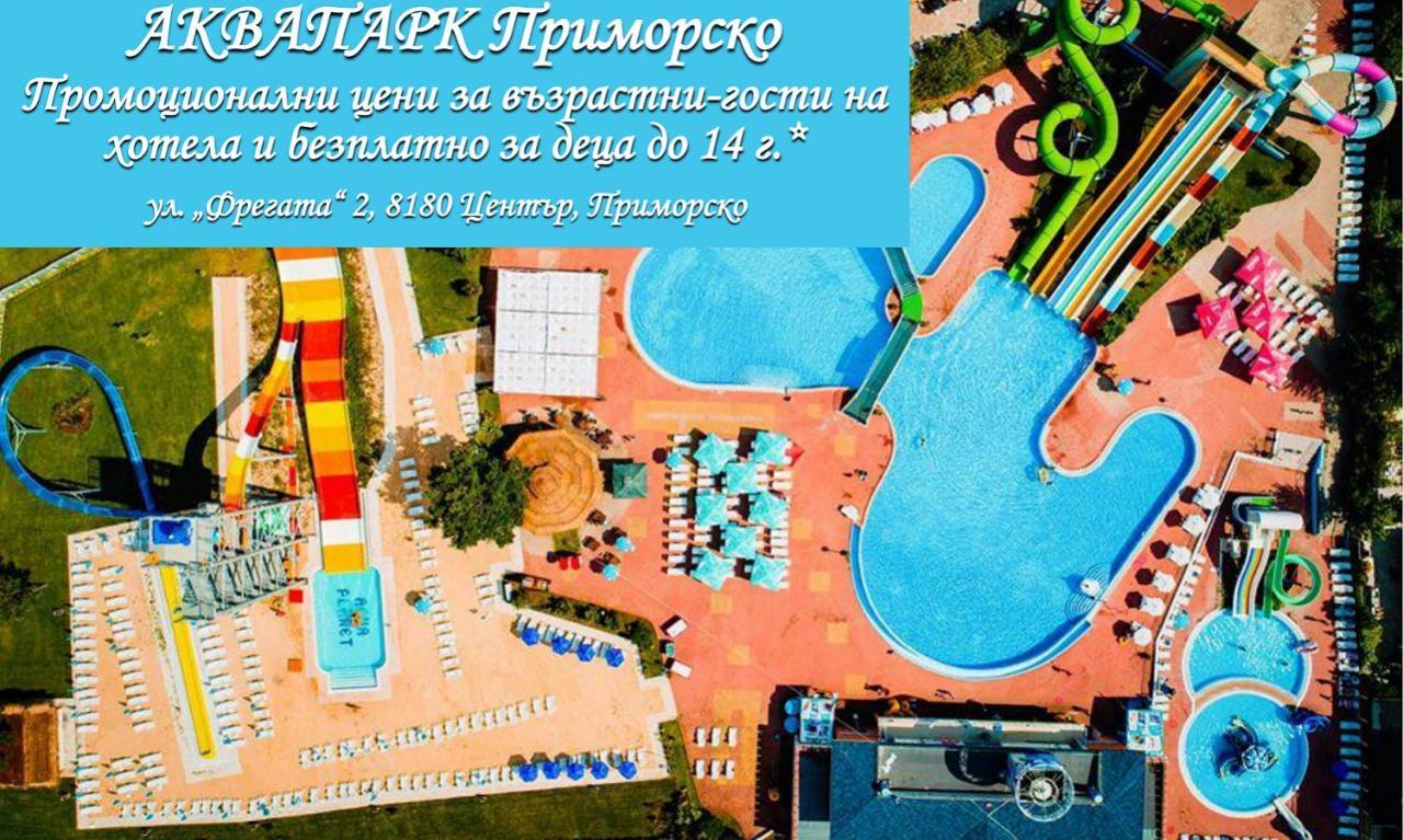 Hotel Perla Beach Club Приморско Экстерьер фото